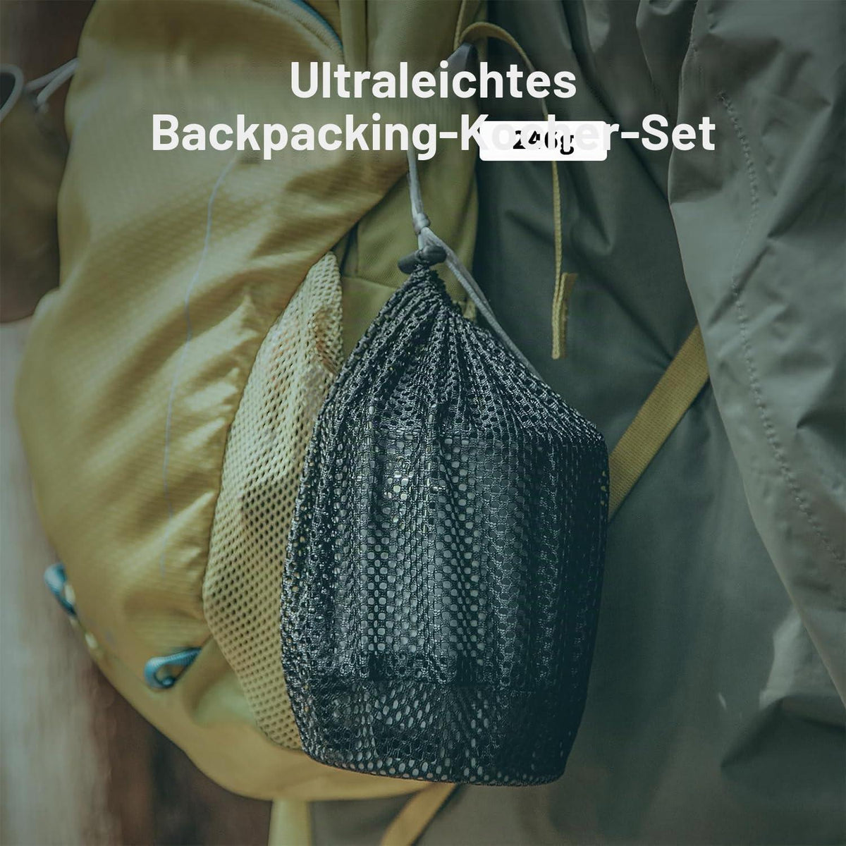 Camping Kochset Topf & Gaskocher – Leicht & Vielseitig