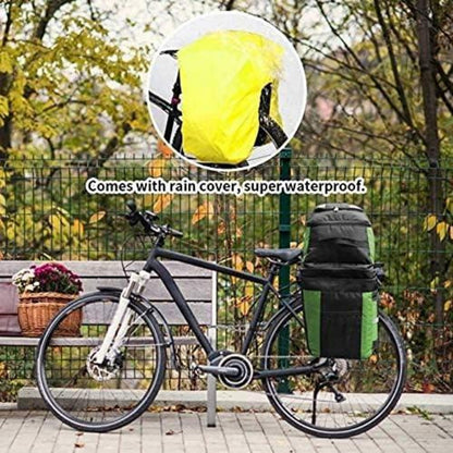 Loyzey 3-in-1 wasserdichte Fahrradtasche 70L für Gepäckträger