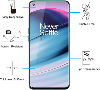 Panzer Schutz Glas für OnePlus Nord CE 5G 3er Pack feminist