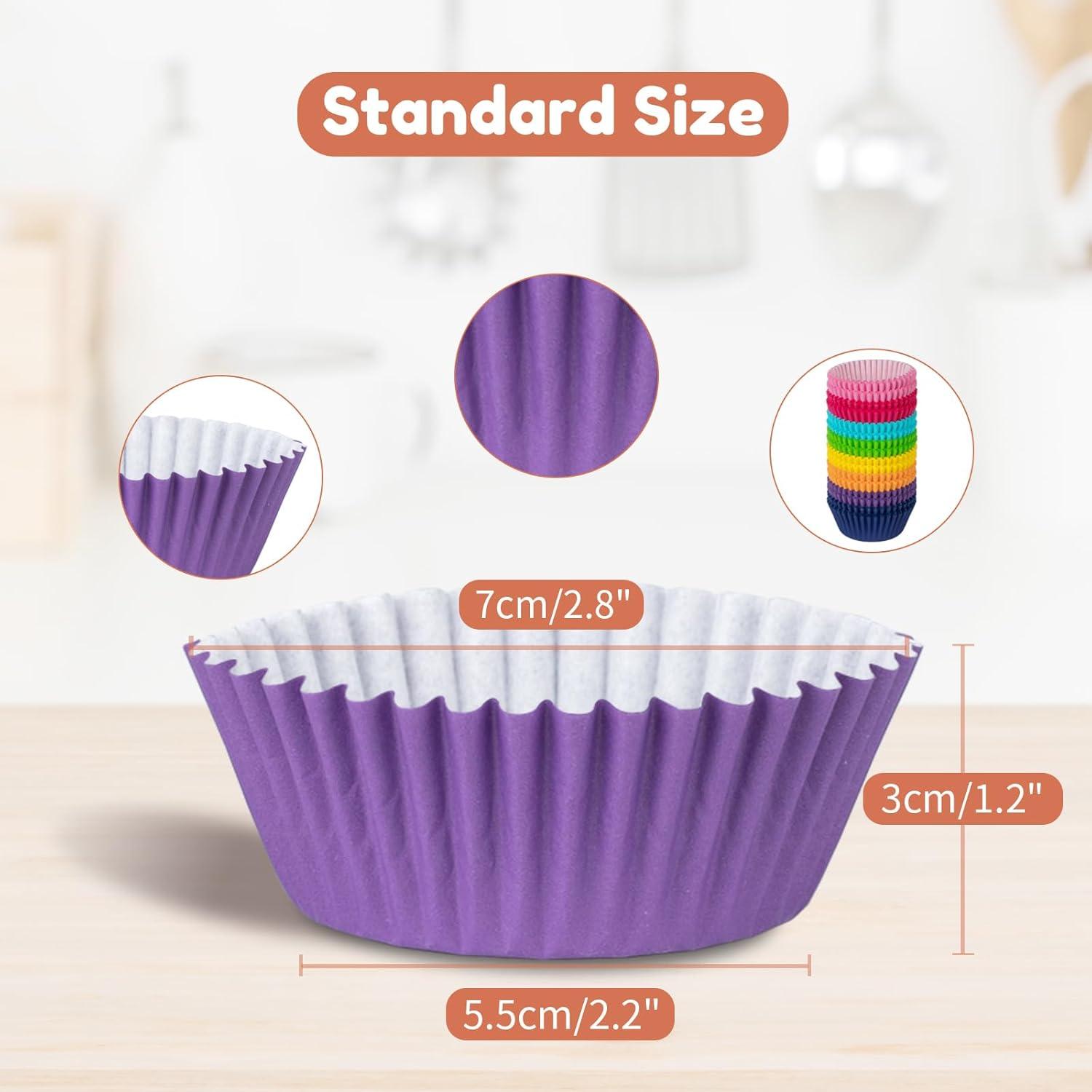 400-Stk Cupcake-Förmchen Papier Backförmchen Muffinförmchen