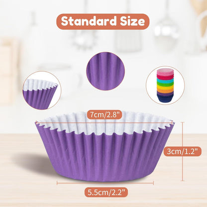 400-Stk Cupcake-Förmchen Papier Backförmchen Muffinförmchen