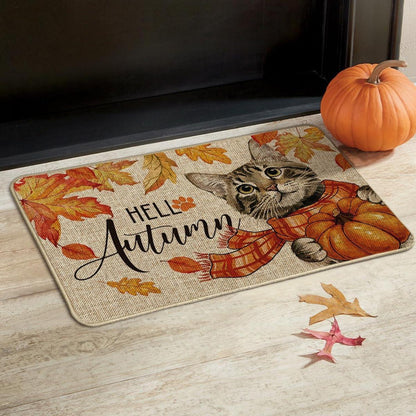 Artoid Ahornblätter Katze Herbst Fußmatte 40x60cm