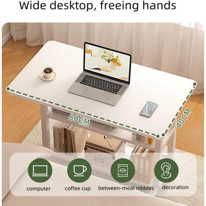 Höhenverstellbarer mobiler Computer-Schreibtisch mit