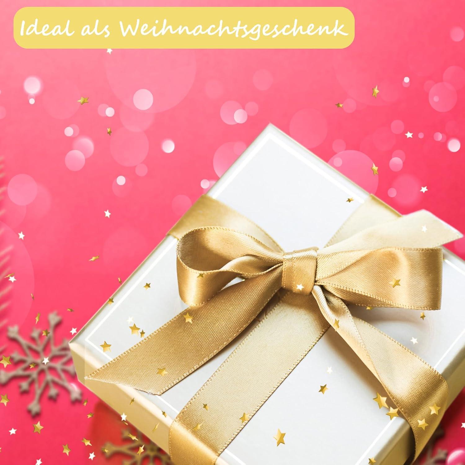Goldenes Satinband 44m x 20mm - Hochwertiges Geschenkband