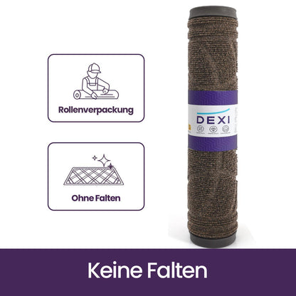 Fußmatte Outdoor Braun 90x150 cm - Wetterfest & Rutschfest