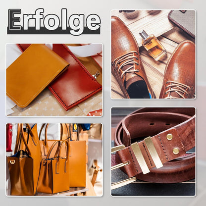 Namner Leder Faden Set 150D 150 m Rot mit Nähnadeln