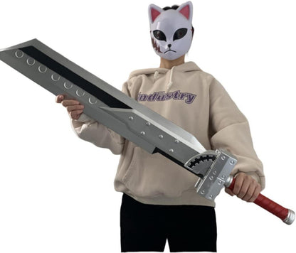 Cloud Strife Buster Sword Remake Cosplay Weapon PU Foam Gift