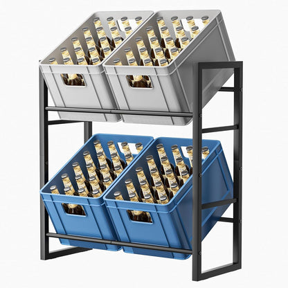 Getränkekistenregal 4 Kasten freistehend Bierregal Getränkeregal