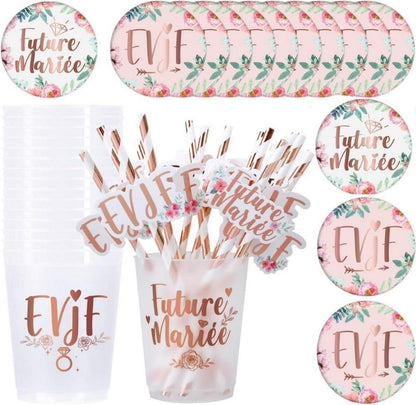 JGA Becher Bride Tribe Cups für Party & Hochzeit