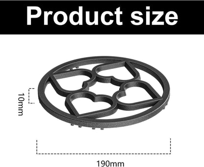 Gusseisen Wok Ring Pan Support 19cm Gaskocher Pfannenträger