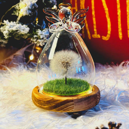 Engel Pusteblume im Glas Geschenk Frauen Geburtstag