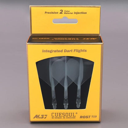 Dartschaft und Flight Set ROST T19, Standardform, 3er-Set