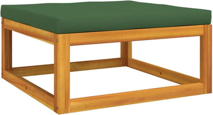 10-tlg. Gartenmöbel Set Holz Akazien Sitzgarnitur Outdoor Blau Kissen