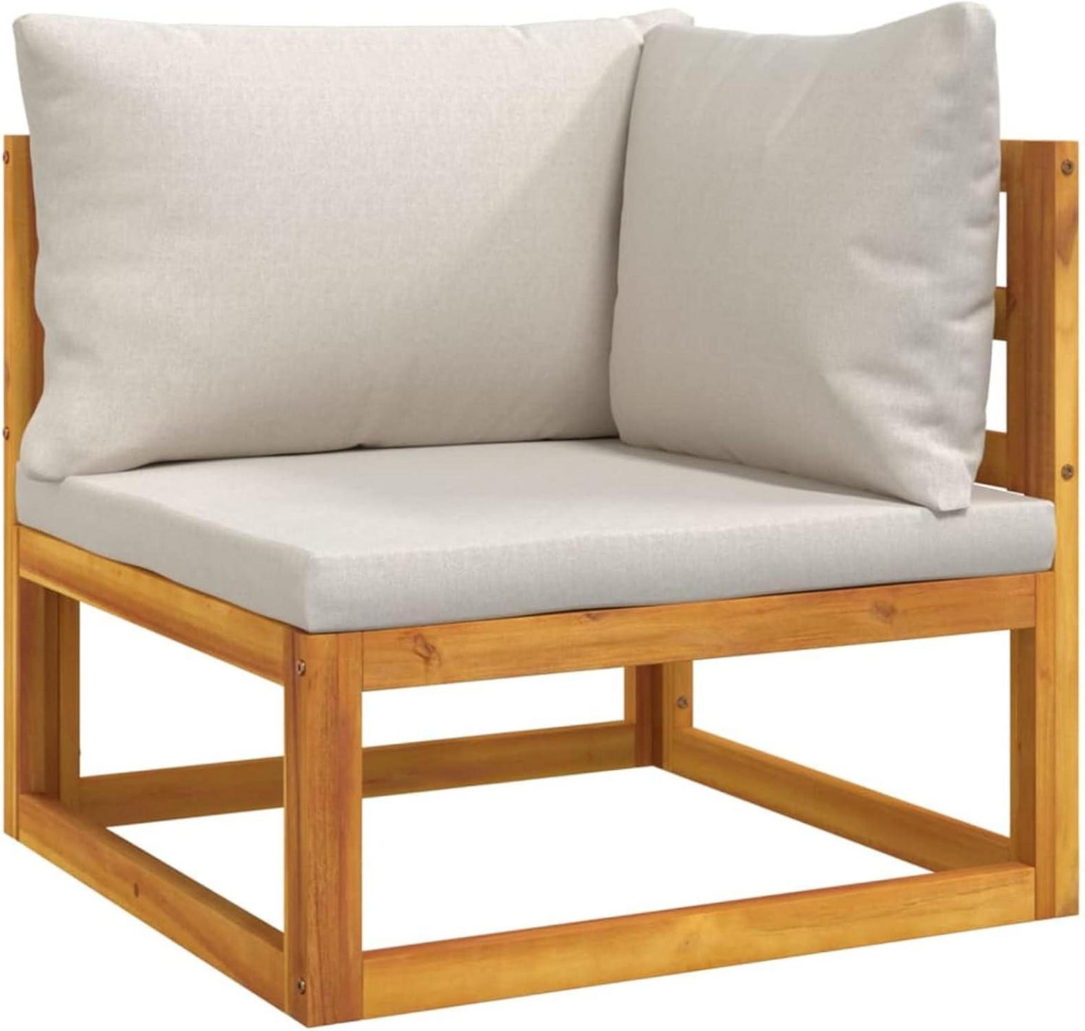 Festnight Gartenmöbel Set Holz 5-tlg Balkonmöbel Lounge Outdoor Sofa mit Tisch