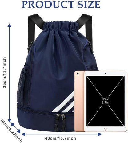 Sport-Rucksack mit Kordelzug, Große