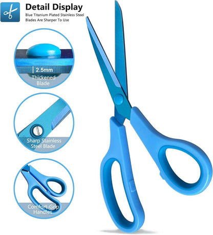 CCR titanbeschichtete Scherenblätter Set, ergonomischer