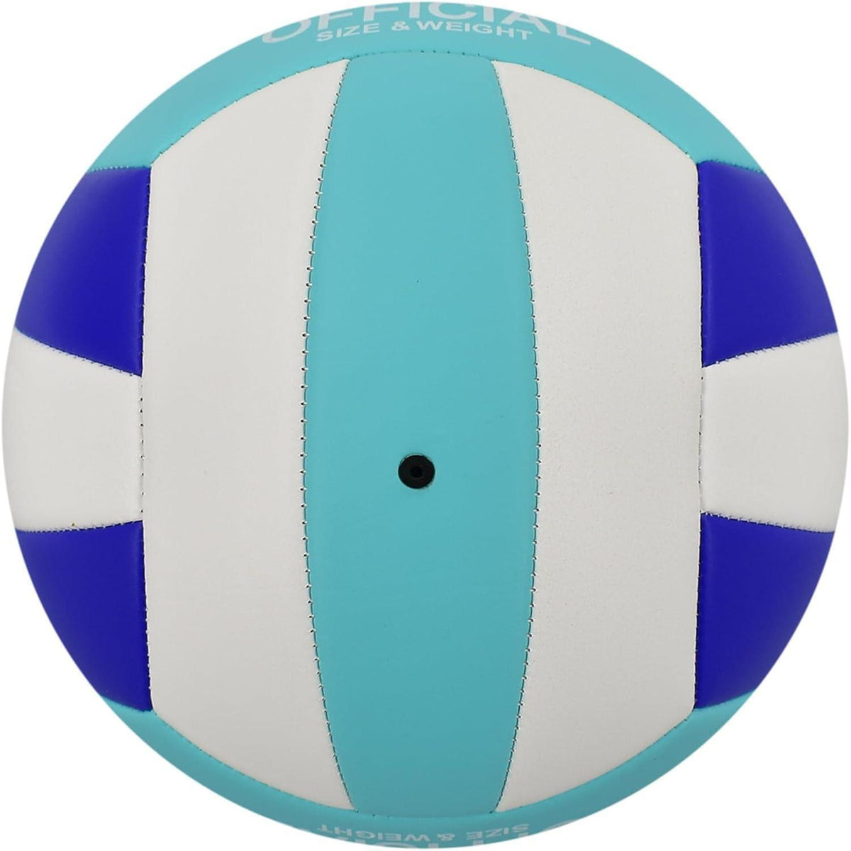 Wasserfester Volleyball Größe 5 mit Pumpe, Hellblau