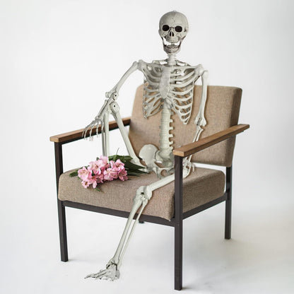 165CM Halloween Skelett Ganzkörper Formbare Knochen Dekoration 5.4ft