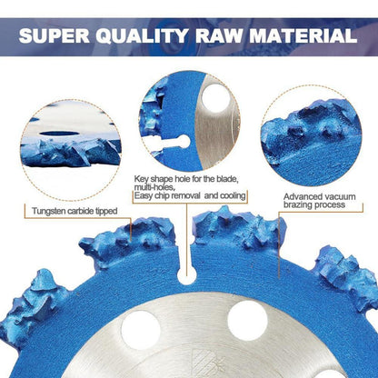 Hartmetall-Trennscheiben 125mm 5er-Set für Holz & Kunststoff