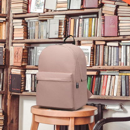 Rucksack 15,4 Zoll Laptop, leicht, stilvoll, lässig, Rosa
