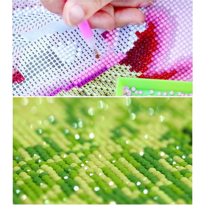 5D Diamant Painting Landschaft Birkenwald 150x60cm DIY Set