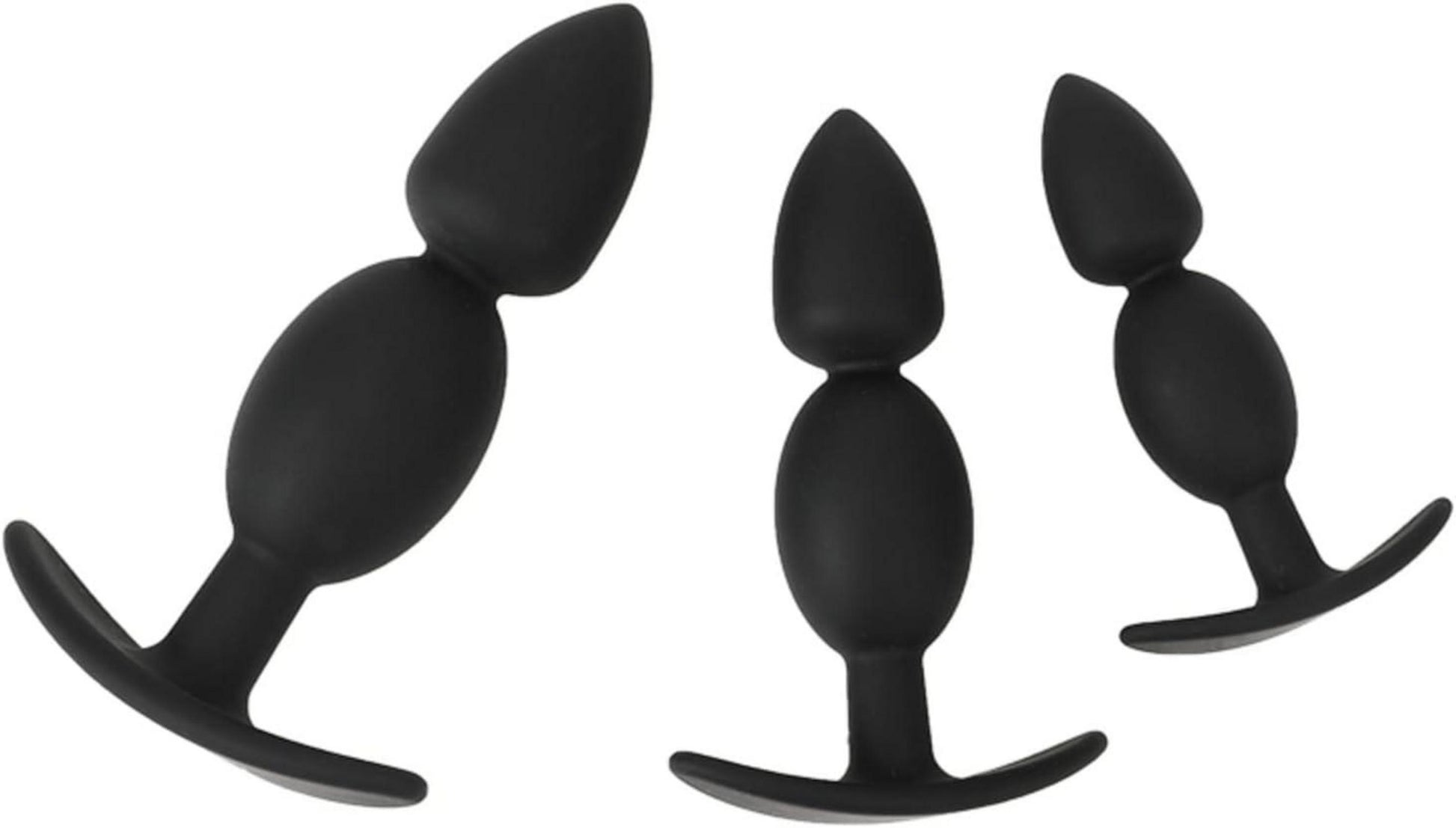 Analplug Set Silikon Buttplug Analdildo Prostata-Massagegerät G-Punkt