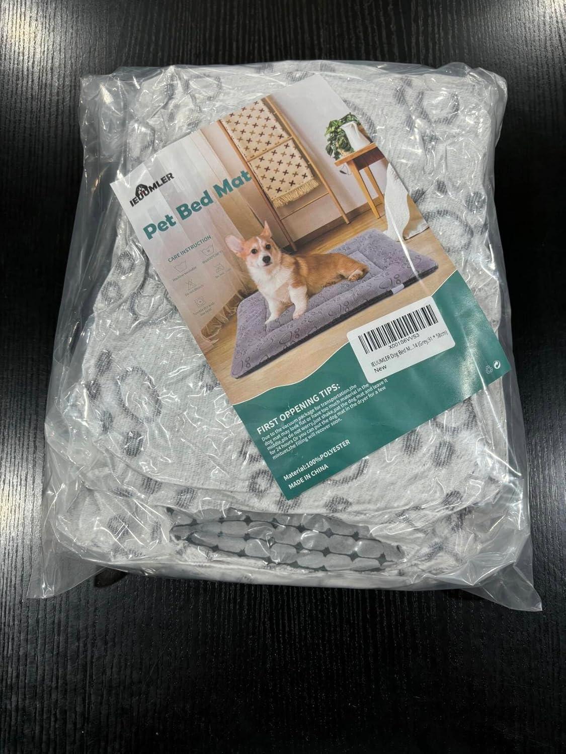 IEUUMLER Hundebett Waschbar Weich Warm Katzenkissen XS Graue Pfote