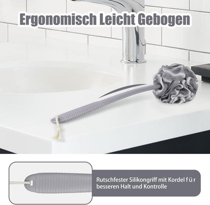 VANZAVANZU Badeschwamm Duschschwamm Satz Rückenbürste Peeling Schwamm