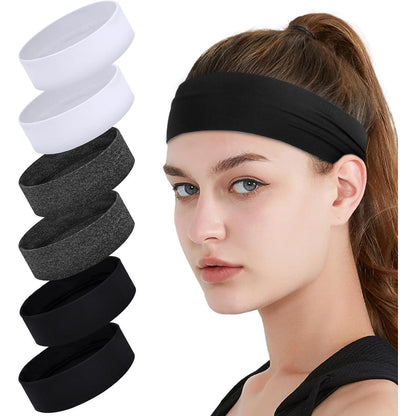 URAQT Sport Stirnband Set 4 Stück für Damen und Herren