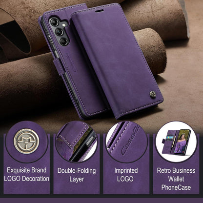 Handyhülle Samsung Galaxy A14 5G/4G RFID Leder Flip Case, 360° Schutz