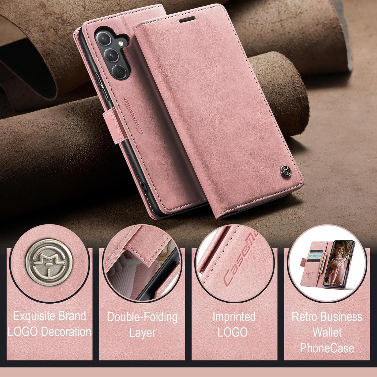 Samsung Galaxy A54 5G Handyhülle Premium Leder Klapphülle RFID 360° Schutz