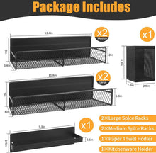 Magnetisches Gewürzregal für Kühlschrank 6er Set