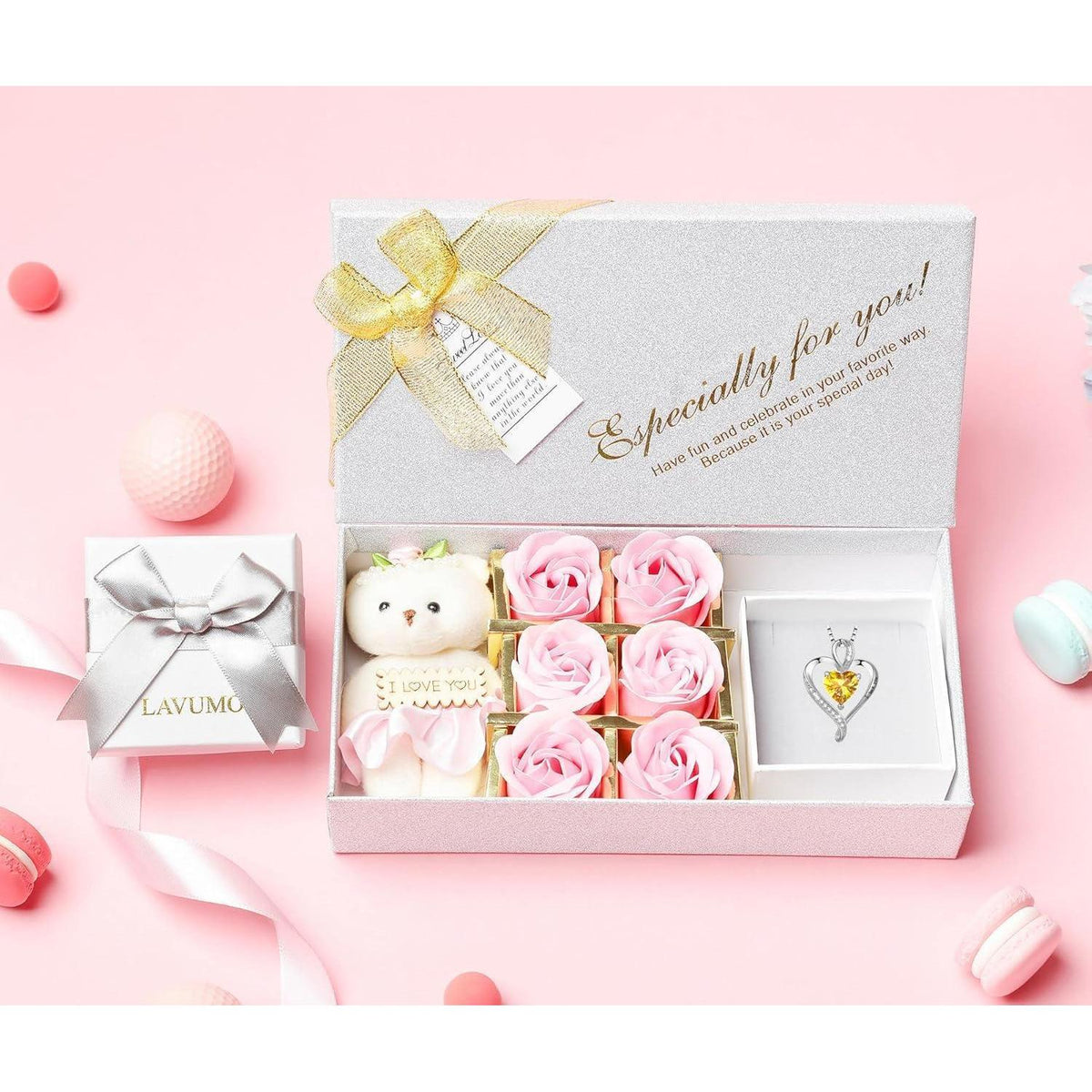 Silber Herz Kette Damen "I love you" Gravur & Unendlichkeitszeichen