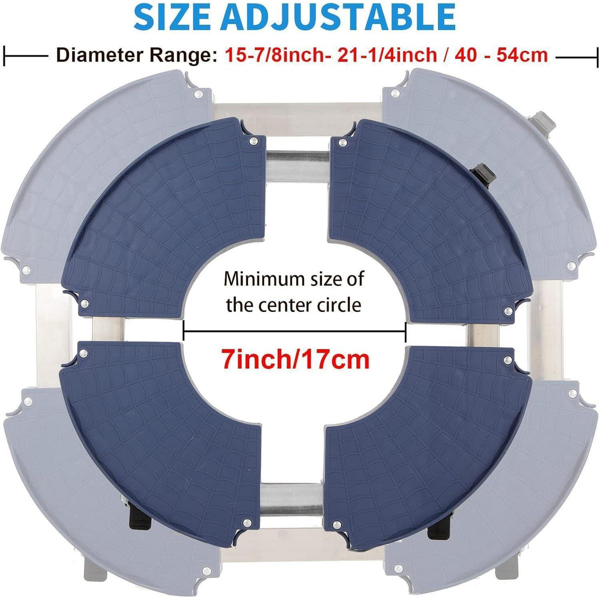 Pflanzenroller 2er-Set – Schwerlast, 360° drehbar, Ø 40-54cm
