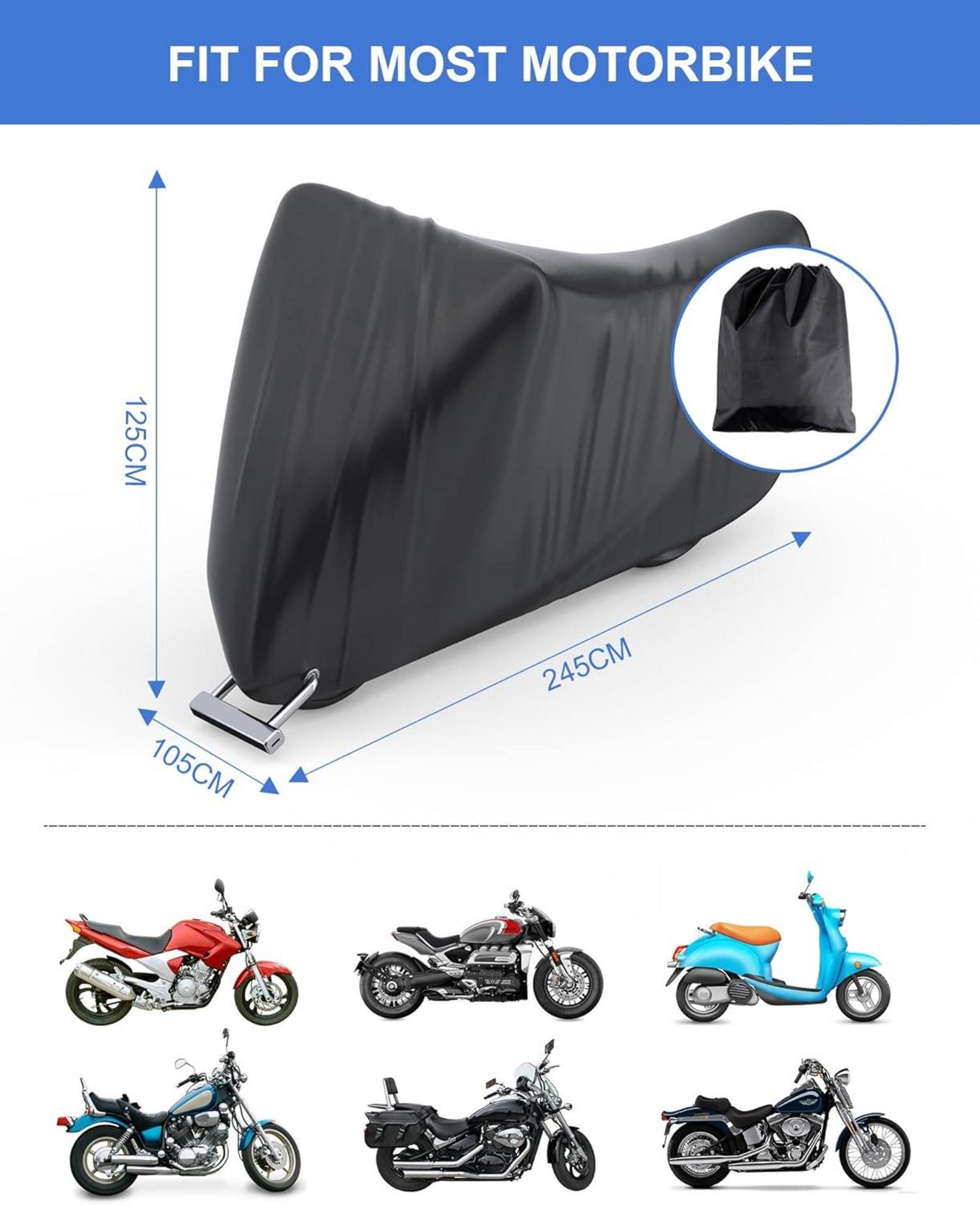 Motorrad Abdeckplane Wasserdicht XXL Motorradgarage Winterfest