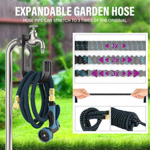 Flexibler Gartenschlauch 15M mit 10-Funktions-Düse