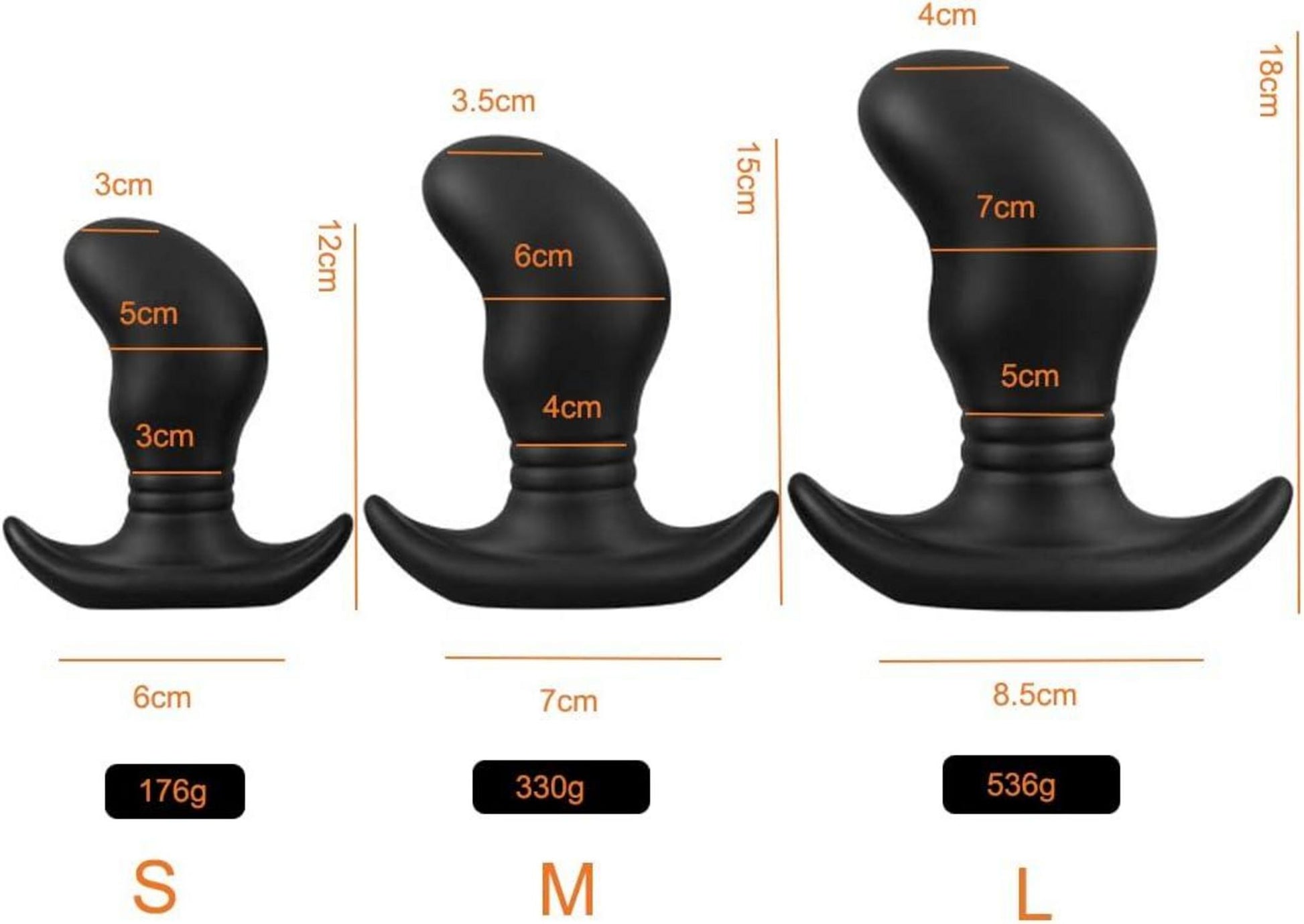 Analplug Silikon Prostata G-Punkt Stimulator Buttplug 5cm
