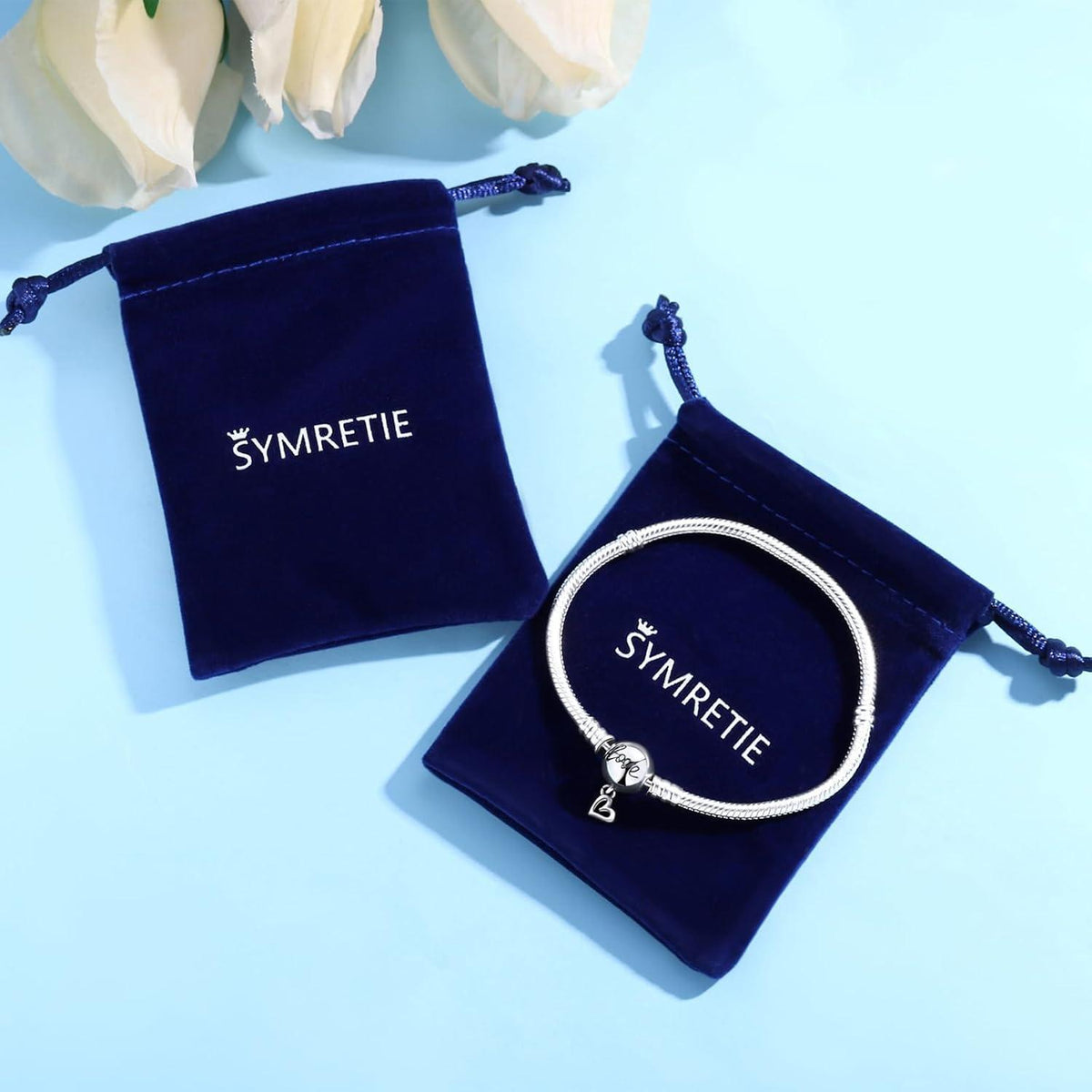 925 Sterling Silber Schlangen Gliederarmband mit Kugelverschluss, Damen Armband 17CM