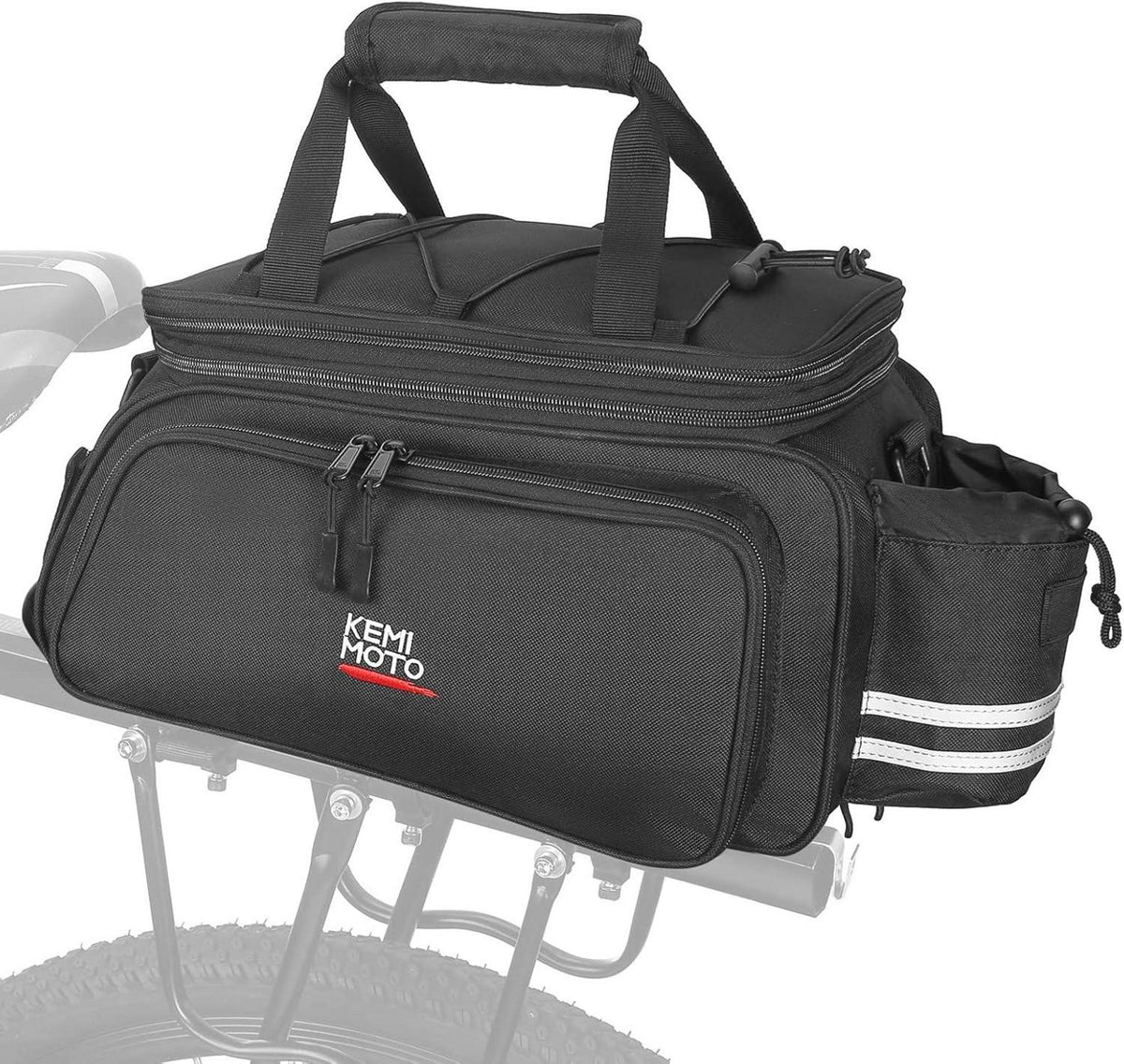 Fahrradtasche 20L wasserdicht Gepäckträgertasche mit Mehrere Fächer