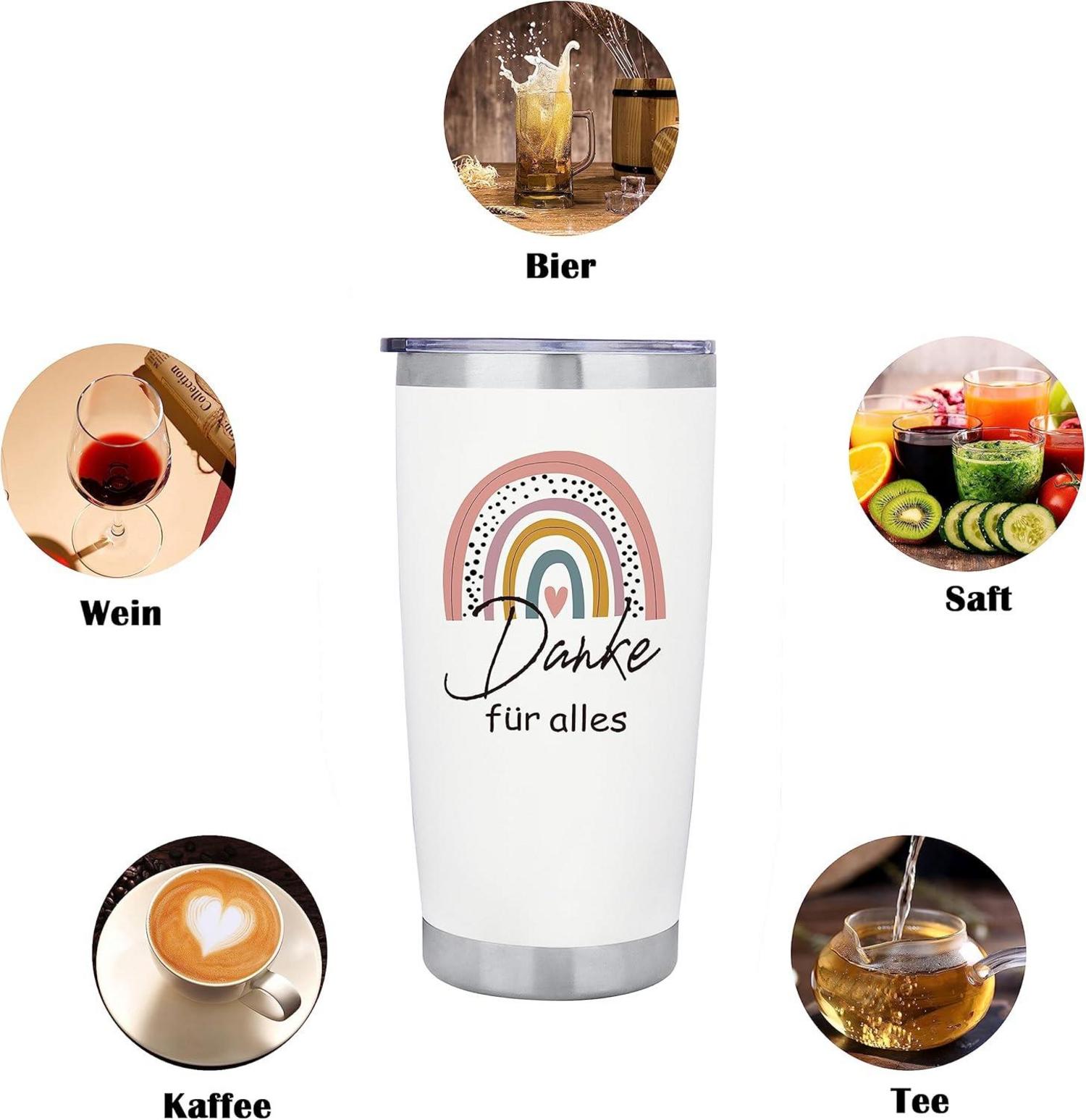 Dankeschön Geschenk für Frauen 20oz Travel Mug