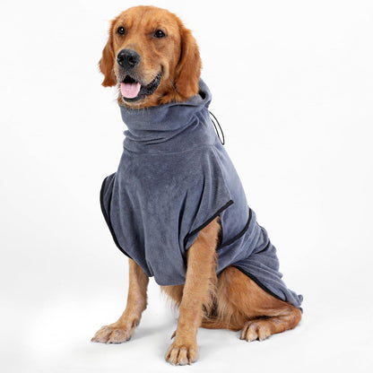 Mikrofaser Hundebademantel Saugfähiges Handtuch für Hunde & Katzen