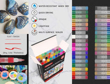 Acrylstifte Wasserfest Multimarker 36 Farben Feine Spitze