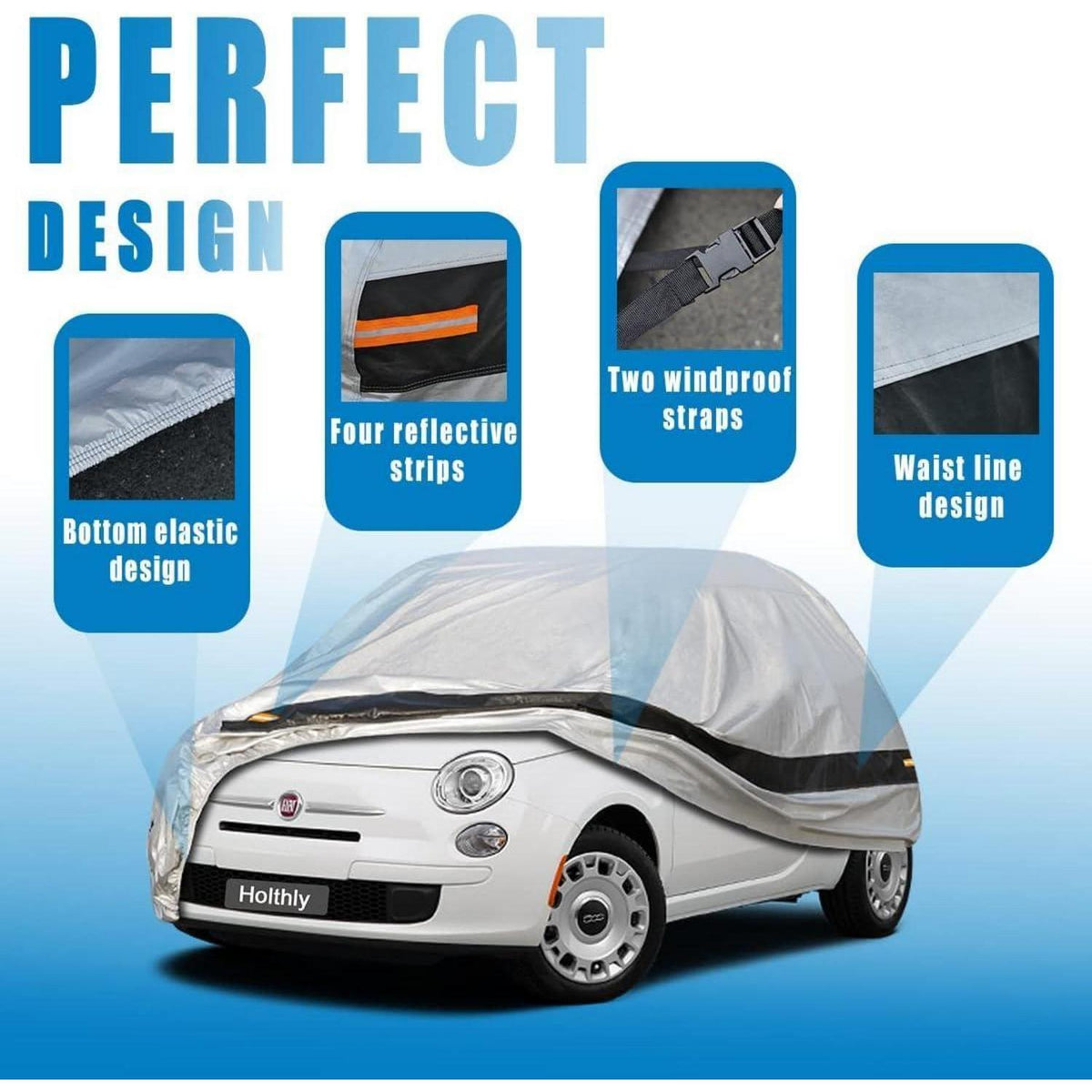 Autoabdeckung wasserdicht für Citroen C1/C-Zero (2005-2023)