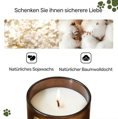 Furry Purr Duftkerze Hunde Katze Sojawachs Maiglöckchen