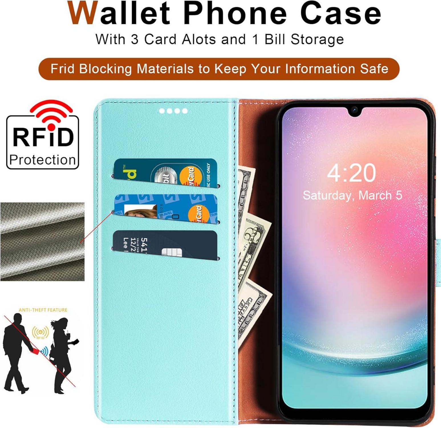 Handyhülle Samsung Galaxy A24 4G 5G + Panzerglas