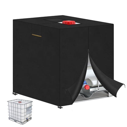 IBC Wassertank Abdeckung 600L – UV-Schutz & Belüftung 120x80x100cm