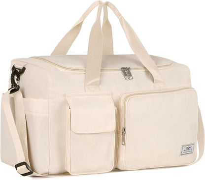 35L Faltbare Damen Sporttasche mit Schuh- und Nassfach, Weekender Gym
