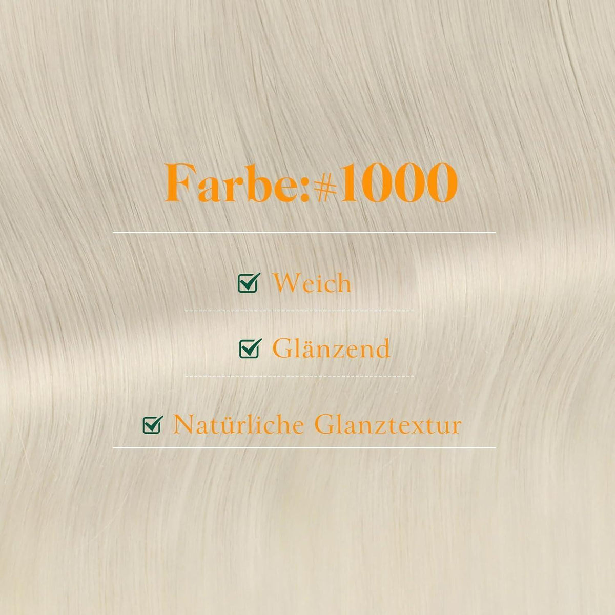 Echthaar Tape Extensions Blond 45cm - Natürliche Verlängerung