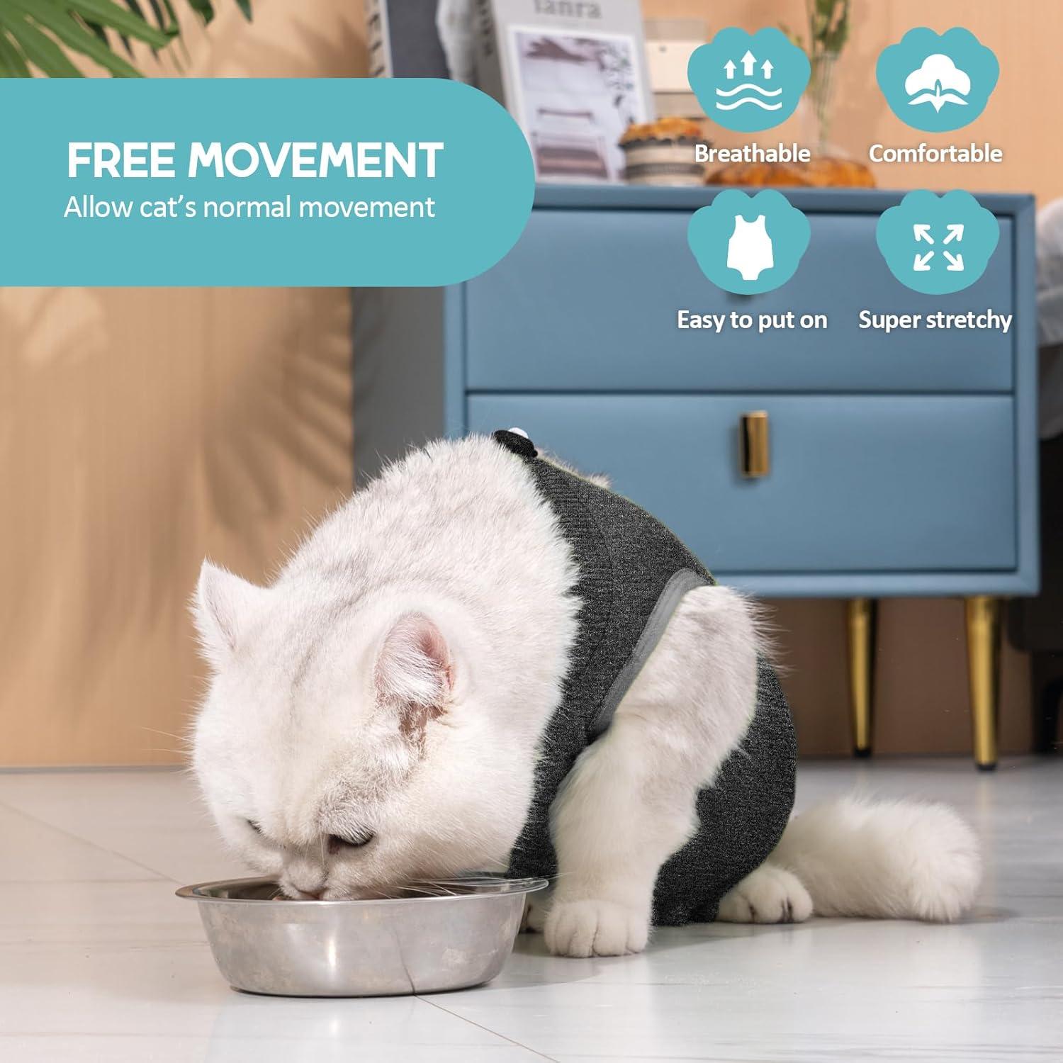 Katzen-OP Anzug Modal Erholungsanzug Leckschutz Suit