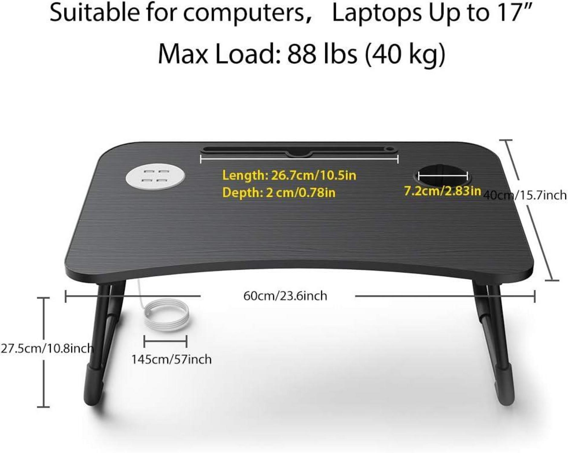 Laptoptisch Faltbarer Notebooktisch Betttisch Lapdesks Tassenschlitz